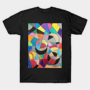 Bold Cressents and Colors T-Shirt